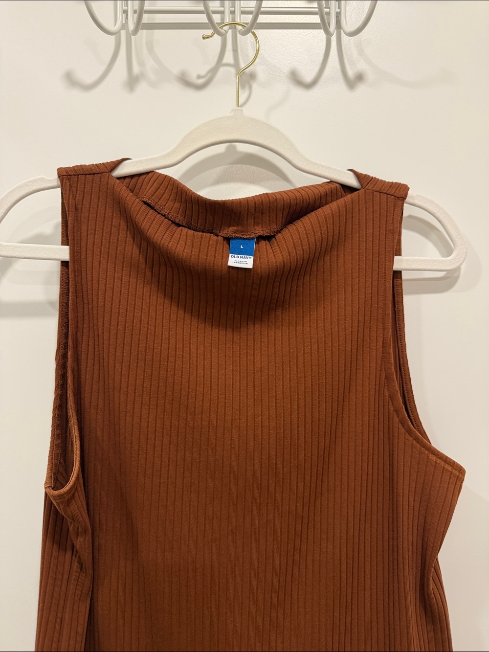 Old Navy Ribbed Tank Top - Rust - Picture 4 of 6